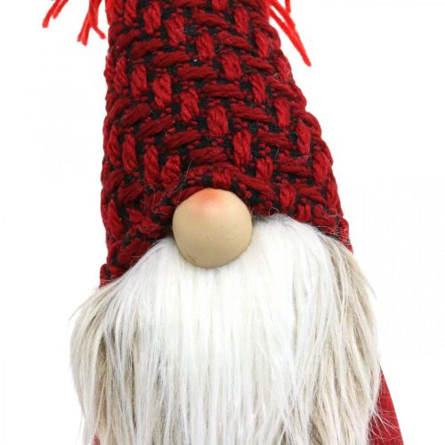 Produkt Deco Gnome Beard Christmas Gnome Deco Figure Red W30cm