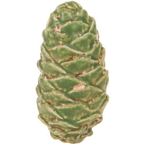 Produkt Szyszki dekoracyjne ceramiczne mix zielono-żółto-brązowe 8,5cm 6 szt.