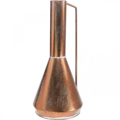 Dekoracyjny wazon vintage ozdobny dzbanek metal w kolorze miedzi Ø26cm W58cm