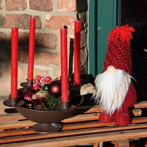Produkt Deco Gnome Beard Christmas Gnome Deco Figure Red W30cm