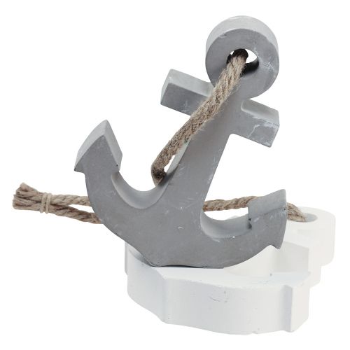 Produkt Kotwa dekoracyjna beton morski szary biały 11,5cmx14cm 2szt