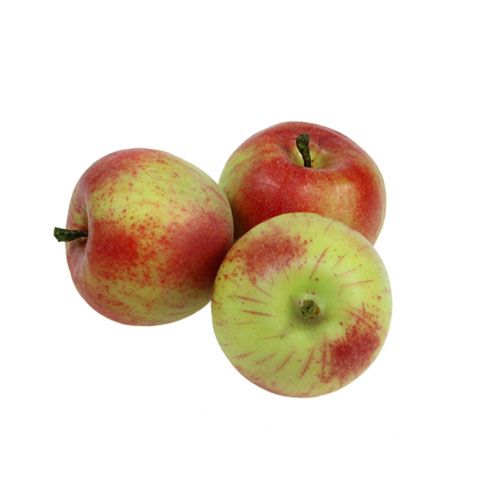 Floristik24 Sztuczne jabłka czerwone, zielone Ø4cm 12szt.