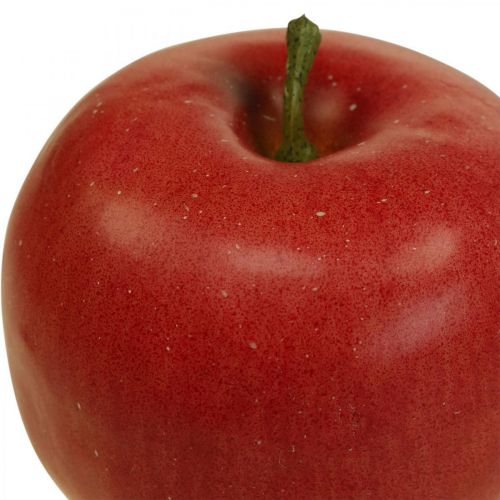 Floristik24 Dekoracyjne jabłko czerwone, dekoracyjne owoce, smoczek żywnościowy Ø7cm