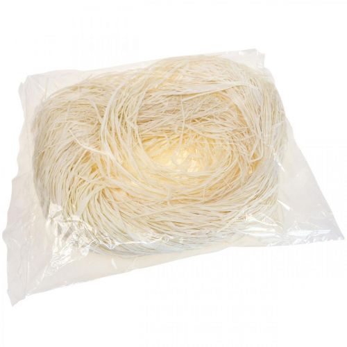 Produkt Rafia dekoracyjna dla rzemiosła Rafia rafia naturalna bielona 200g