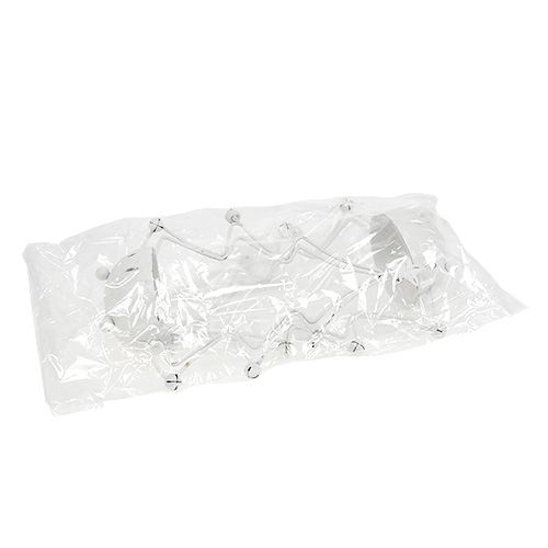 Floristik24 Deco Drzewko z miseczką na tealight białe 25cm 2szt.