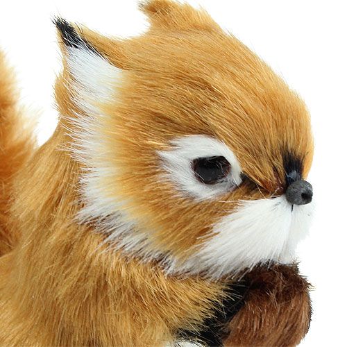 Floristik24 Deco wiewiórka jasnobrązowa 8,5cm