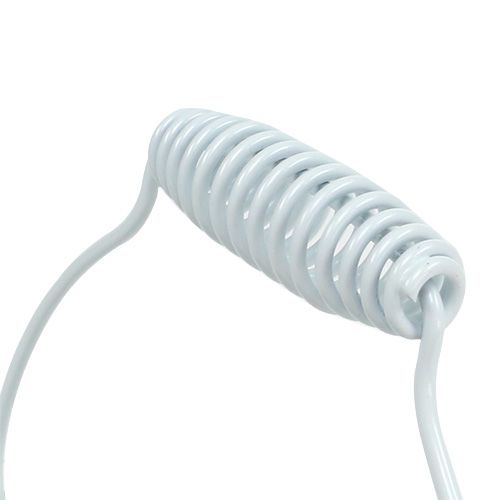 Floristik24 Wiadro dekoracyjne białe z rowkami Ø21cm H19cm 1szt.