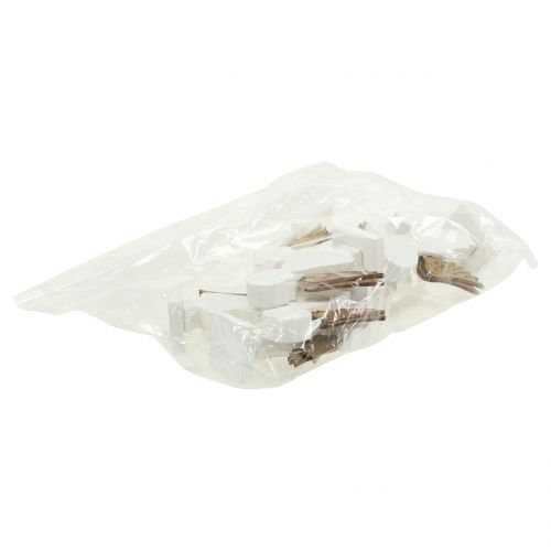 Produkt Deco aniołek biały ze złotymi skrzydełkami 8,5cm 8szt.
