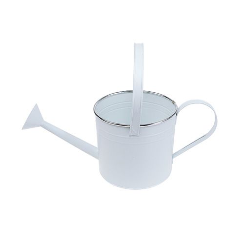 Floristik24 Deco Konewka biała Ø17cm H17cm 1szt.