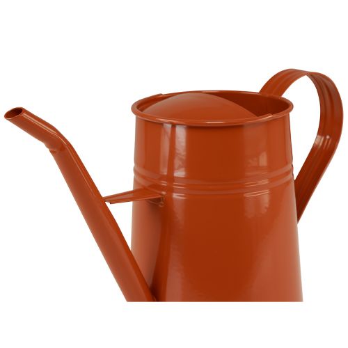 Produkt Dekoracyjna konewka metalowa dekoracja pomarańczowo-brązowa 1,7L W23cm