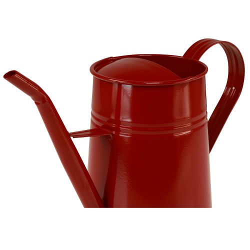 Produkt Dekoracyjna konewka metalowa konewka do użytku w pomieszczeniach czerwona 1,7 l wys. 23 cm