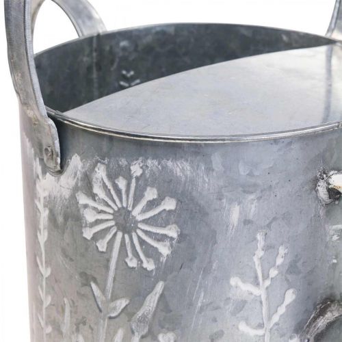 Floristik24 Dekoracyjna konewka metalowa do sadzenia Konewka do sadzenia H28cm