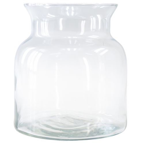 Produkt Dekoracyjny szklany wazon-latarnia ze szkła przezroczystego Ø18cm W20cm