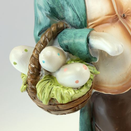 Floristik24 Ozdobny koszyk zajączek-królik-męski pisanki, figurka dekoracyjna wys. 39cm