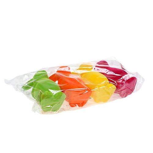 Floristik24 Ozdobne króliczki kolorowe, sortowane. 23cm 4szt.