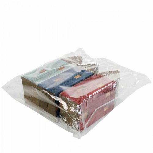 Floristik24 Deco Domy Drewniane Shabby Chic Maritime Deco W14cm 3szt