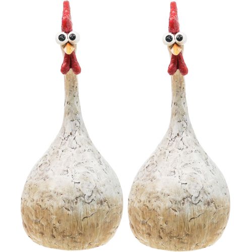 Dekoracja Kurczaki Figurka Dekoracyjna Wielkanocna Dekoracja Kurczak Zabawny H26cm