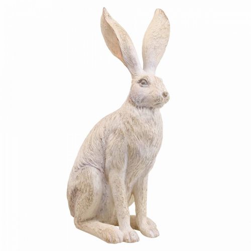 Floristik24 Dekoracyjny królik siedzący deco figurki królik para W37cm 2szt