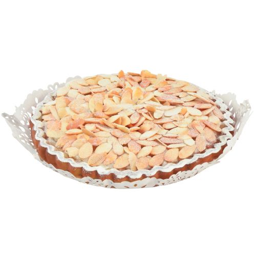 Produkt Dekoracja Migdałowy Tort Jedzenie Atrapa Dekoracja Piekarnicza 19cm