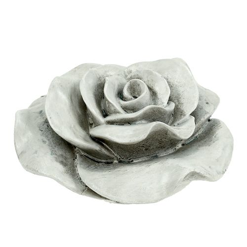 Floristik24 Deco Rose Grey 13cm