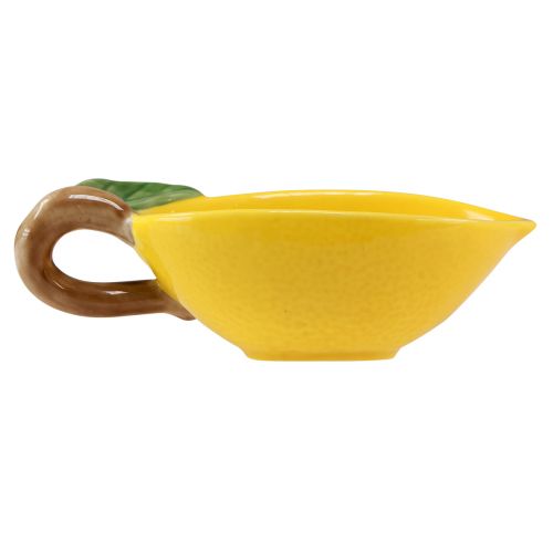 Produkt Dekoracyjna miska cytrynowa Ceramiczna miska cytrynowa żółta 17×8cm