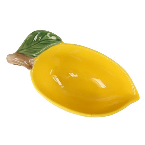 Produkt Dekoracyjna miska cytrynowa Ceramiczna miska cytrynowa żółta 17×8cm