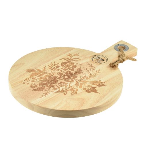 Produkt Dekoracyjna deska do krojenia okrągła taca z drewna mango naturalny Ø26cm