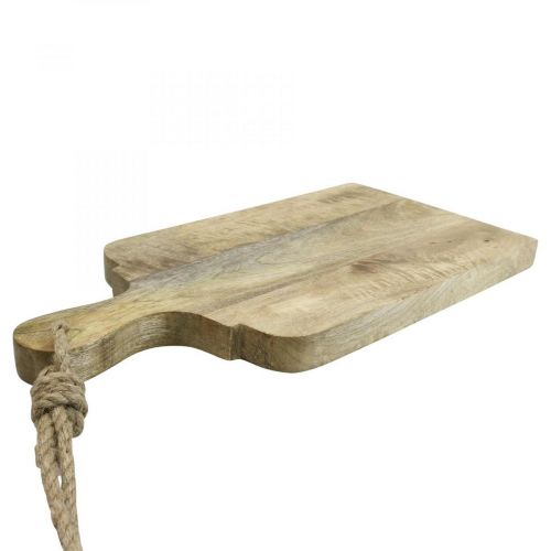 Produkt Deska dekoracyjna z prawdziwego drewna z uchwytem Drewniana taca L38cm