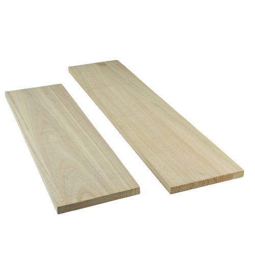 Produkt Taca dekoracyjna z nóżkami Taca drewniana Paulownia 55/65 cm, zestaw 2 szt