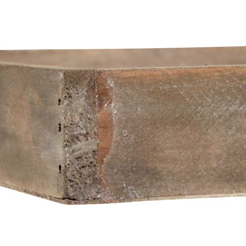 Produkt Taca dekoracyjna kwadratowa taca drewniana naturalna 20×20×3,5cm 2szt