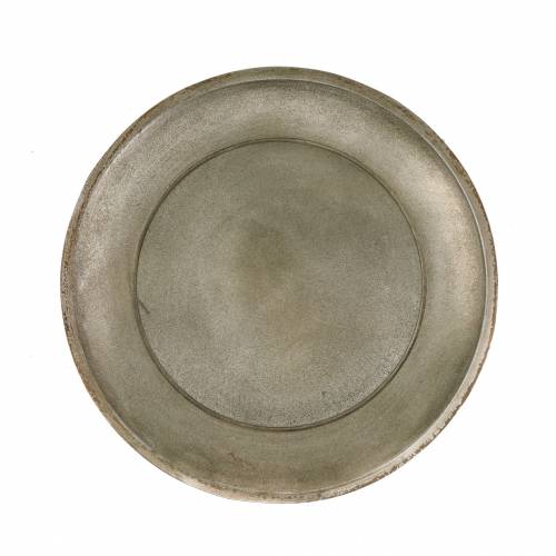 Floristik24 Talerz dekoracyjny drewniany szampański Ø32cm