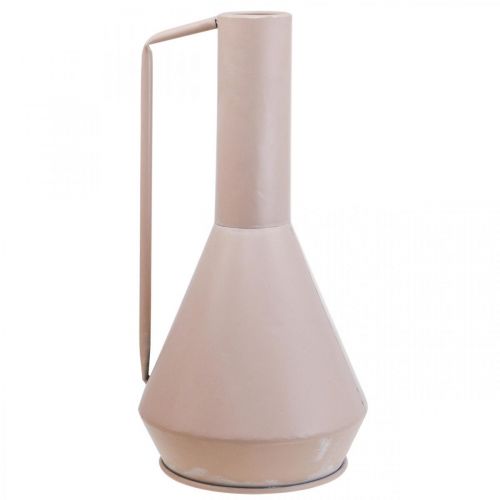 Produkt Wazon dekoracyjny metalowy dzbanek dekoracyjny jasnoróżowy 19,5 cm W38,5 cm