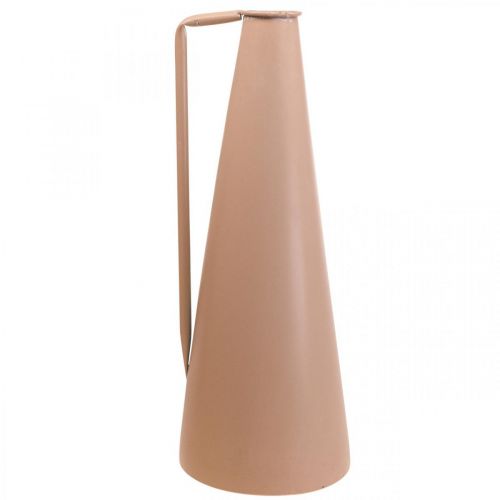 Produkt Wazon dekoracyjny z metalową rączką wazon podłogowy łosoś 20x19x48cm