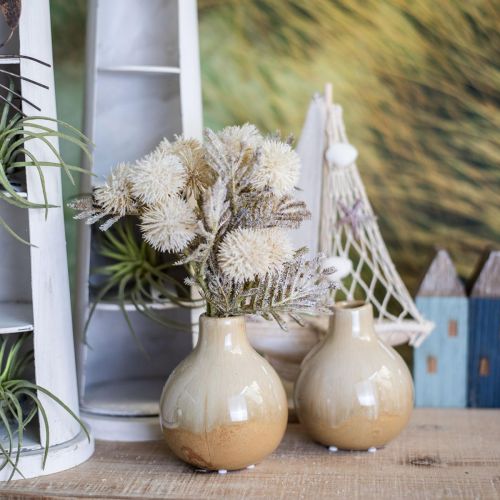 Floristik24 Wazony dekoracyjne, zestaw wazonów ceramicznych sferyczne W10,5cm Ø9cm 3szt