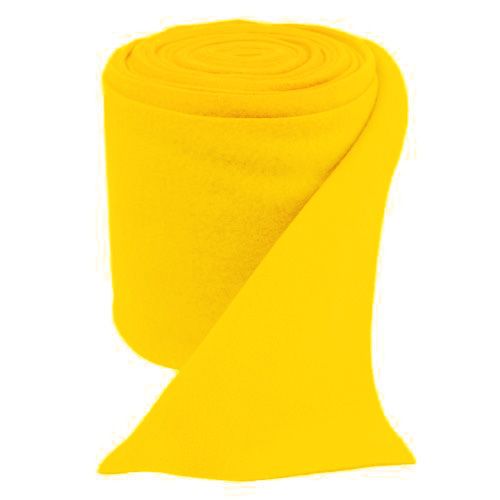 Floristik24 Deco Fleece Yellow 15cm 5m