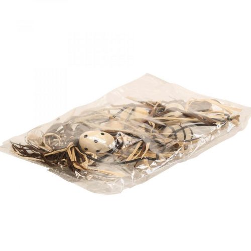 Produkt Ozdobne ptaki do zawieszenia czarny/naturalny/rdza 8,5×7,5cm 6 szt
