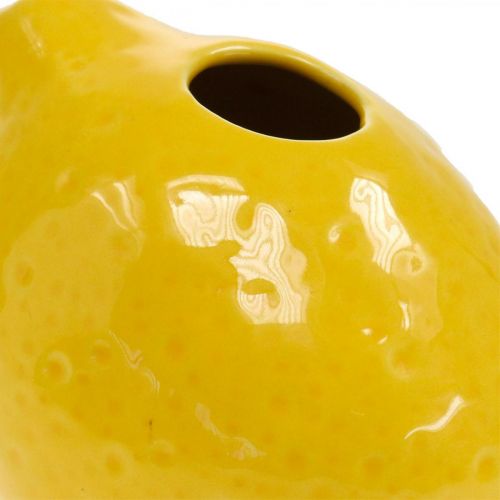 Floristik24 Wazon na kwiaty Deco Cytryna Wazon Ceramiczna letnia dekoracja H11.5cm