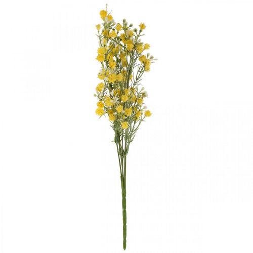 Floristik24 Ozdobne gałęzie sztuczny bukiet mimozy srebrna akacja W35cm