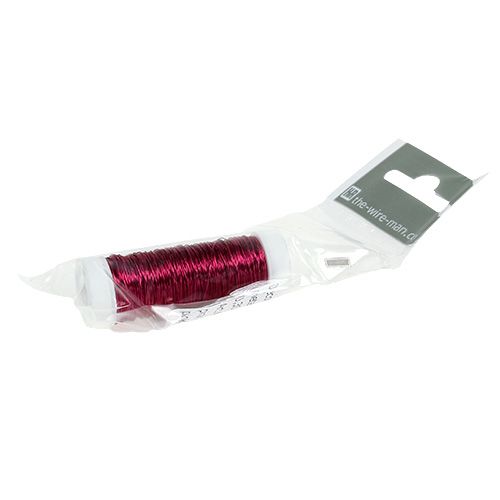 Produkt Drut dekoracyjny emaliowany Ø0,30mm 30g/50m różowy