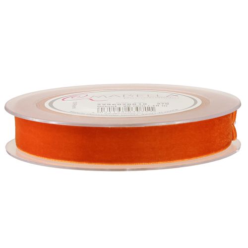 Produkt Wstążka dekoracyjna aksamitna ciemnopomarańczowa 20mm 10m
