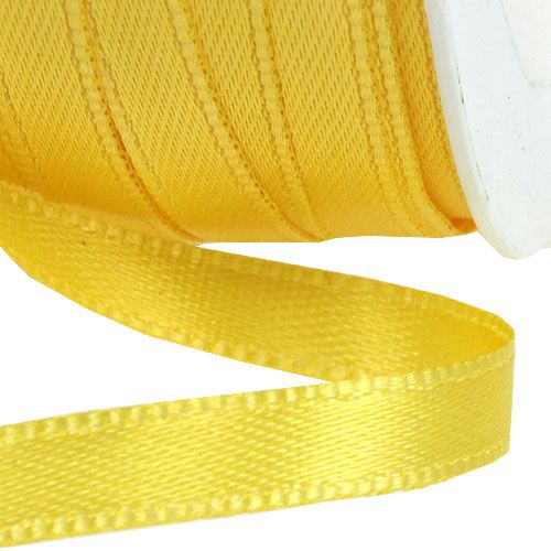 Produkt Wysokiej jakości wstążka prezentowa satynowa żółta wstążka 3mm × 50m