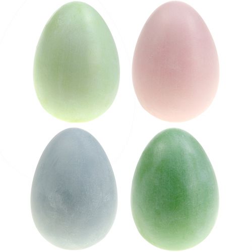 Floristik24 Pisanki duże pastelowe kolory wys.16cm 4szt