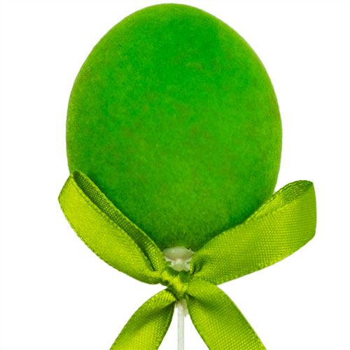 Floristik24 Jajka ozdobne z drutu flokowane kolorowe 6cm 12szt.