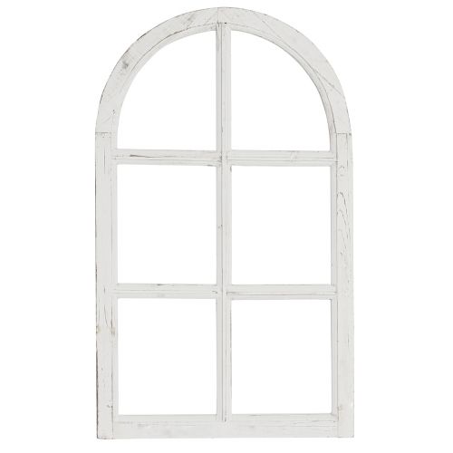 Floristik24 Okno dekoracyjne shabby chic drewniane okno dekoracyjne białe 40×70cm
