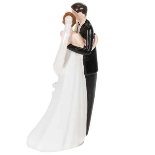 Figurka dekoracyjna pary młodej, 10,5 cm | Floristik24.pl