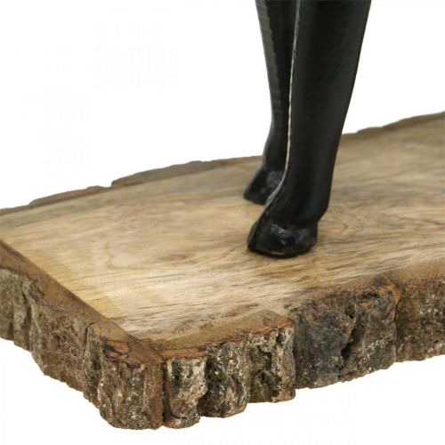 Produkt Deco Deer Deco Reindeer Metal Wood Czarny W25cm