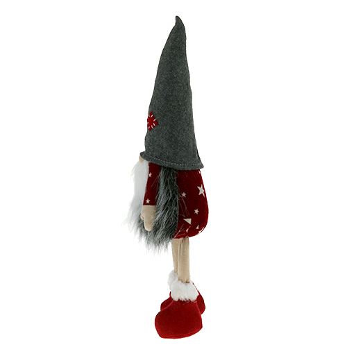 Floristik24 Figurka dekoracyjna skrzat 37cm czerwono-szara