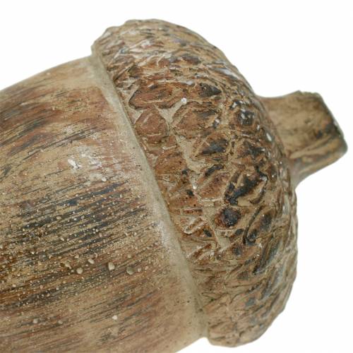 Floristik24 Figurka dekoracyjna żołądź brązowa 11cm x 8cm x 7cm 3szt.