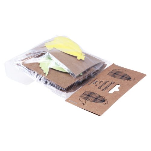 Produkt Kurczaki dekoracyjne z papieru o strukturze plastra miodu Wielkanoc 11×6,5×12cm 6szt