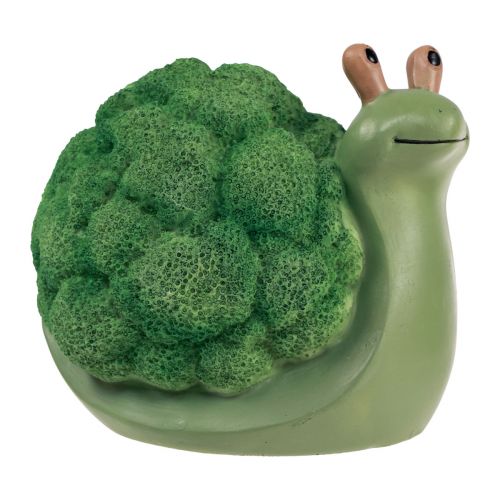 Produkt Dekoracyjne figurki ślimaków dekoracja zielono-biała 7,5x11,5x10,5cm
